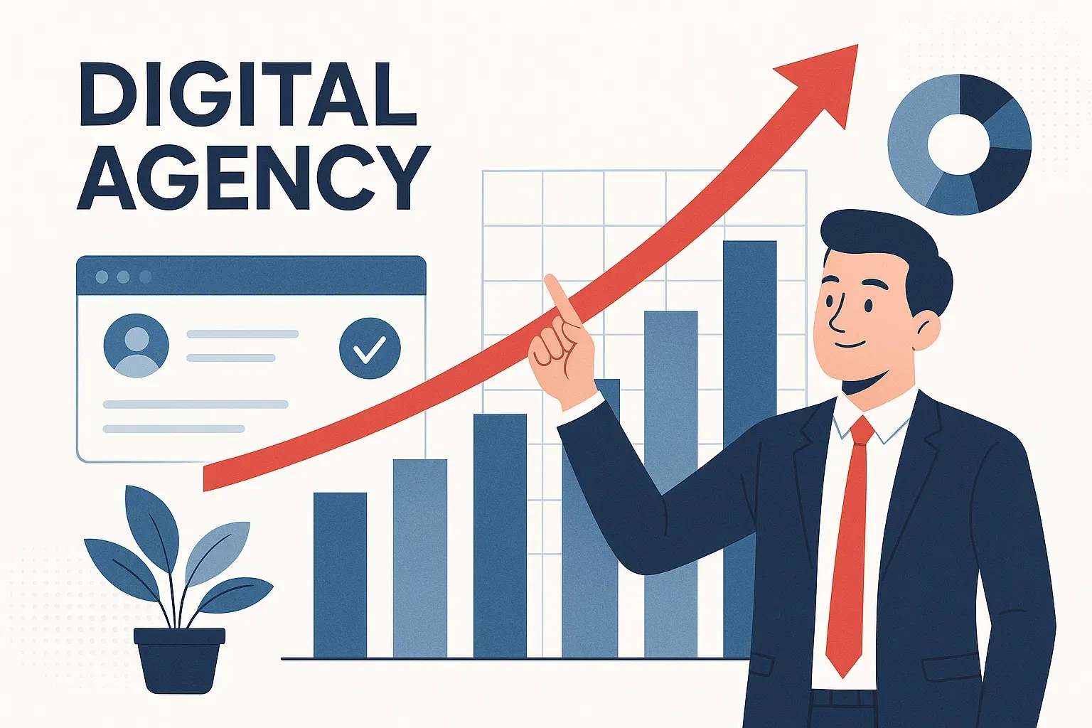 Growth metrics visual